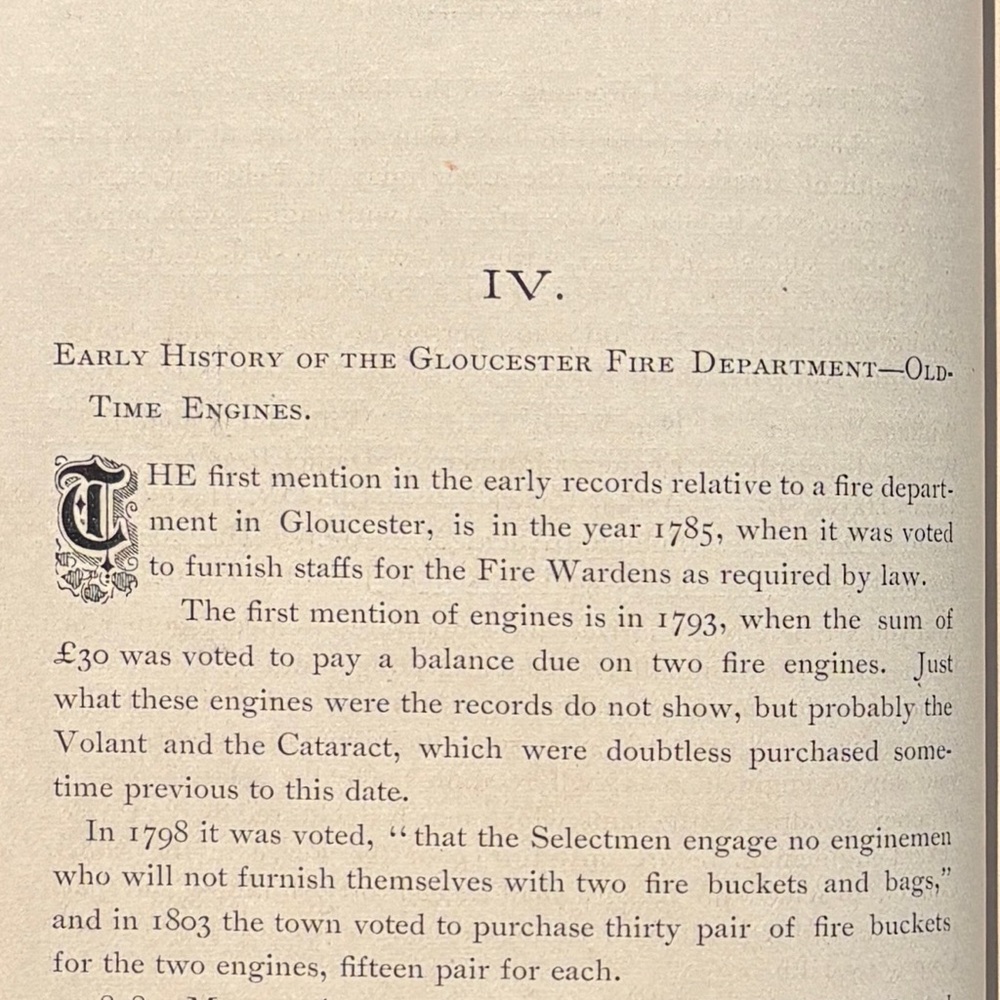 1892 The History of Gloucester Fire Department 1793-1893 Massachusetts MA Fires - Picture 12 of 15